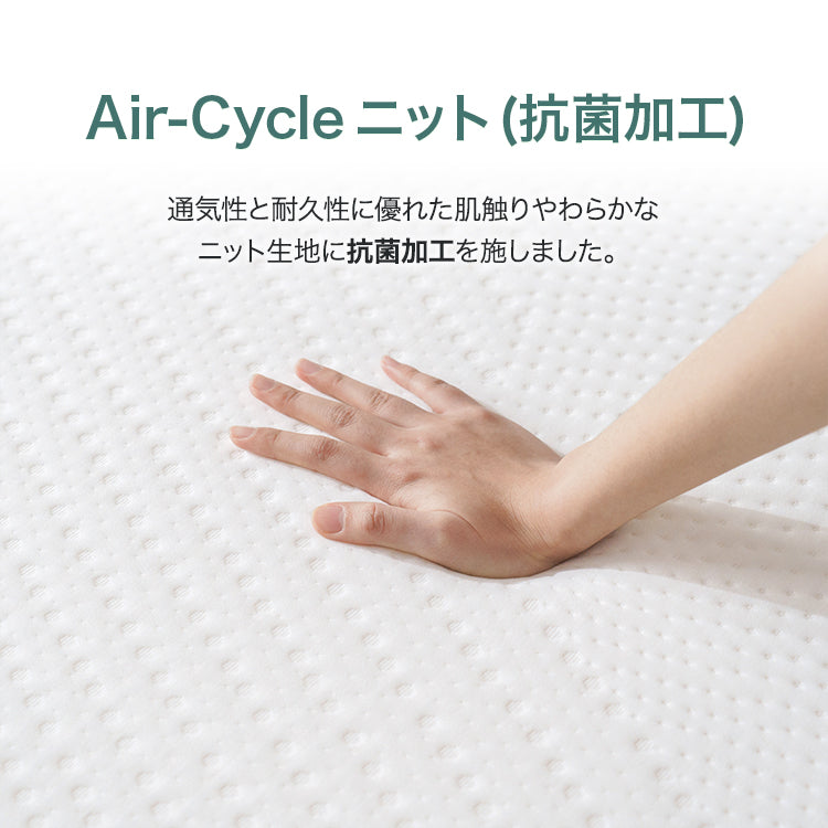GreenTea 低反発フトンマットレス 10cm ホワイト
