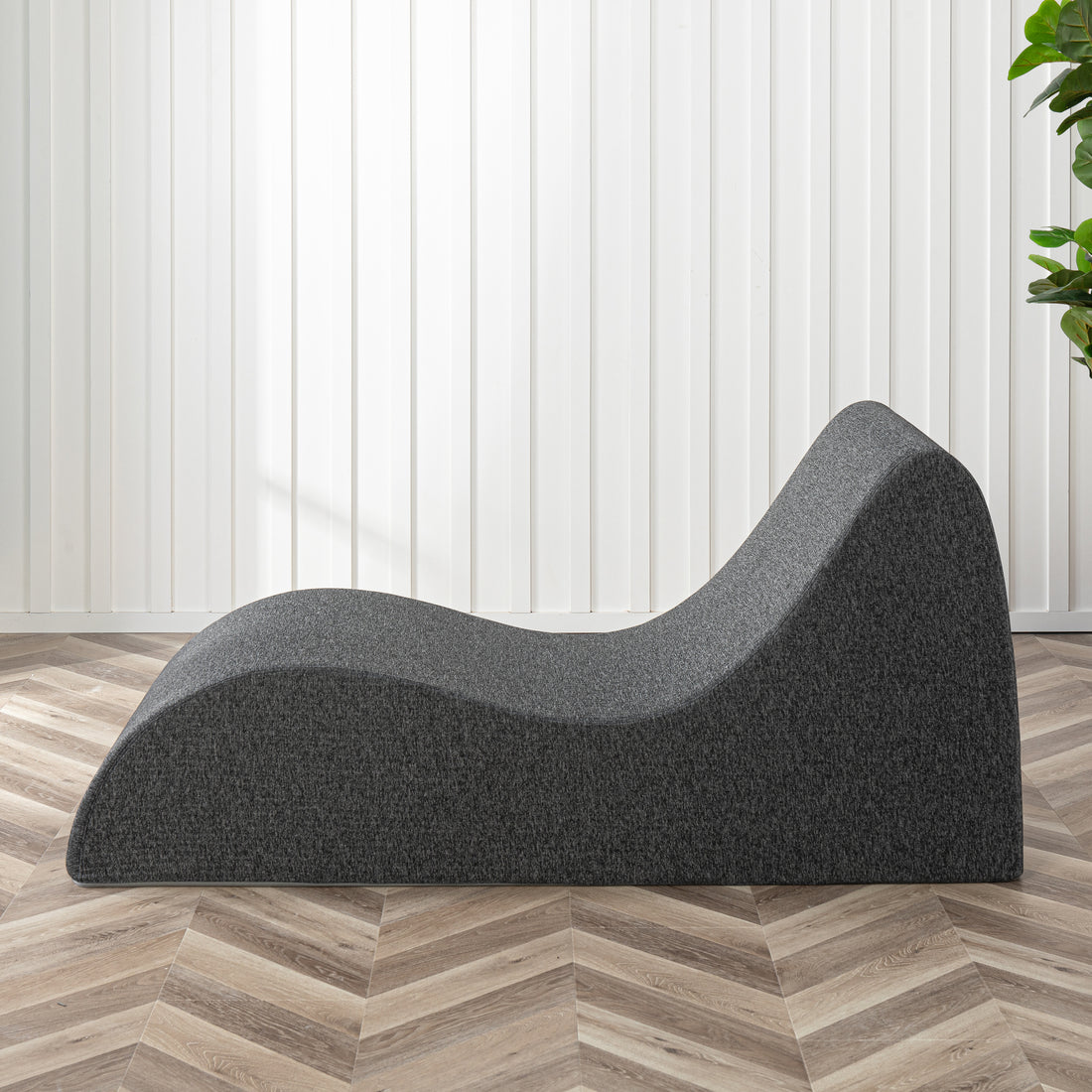 Vivon くつろぎチェア 低反発 ダークグレー