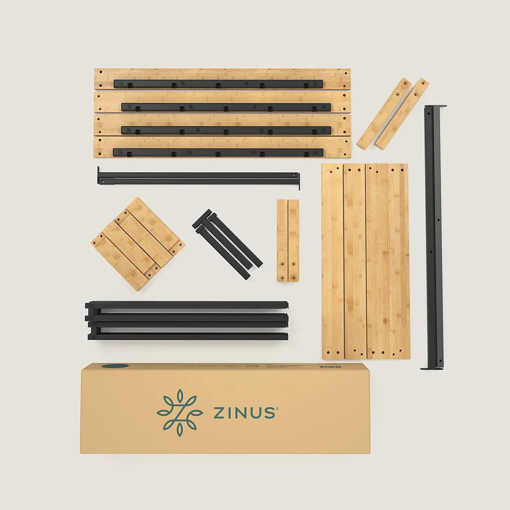 Bamboo 竹製 ベッドフレーム 30.5cm 天然竹