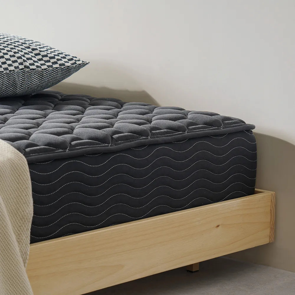 Hi-Bo ポケットコイルマットレス 抗菌加工 15cm 20cm ホワイト ブラック