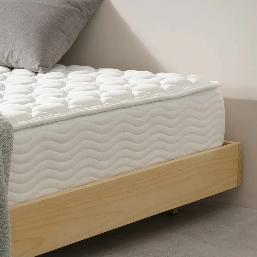 Hi-Bo ポケットコイルマットレス 抗菌加工 15cm 20cm ホワイト ブラック