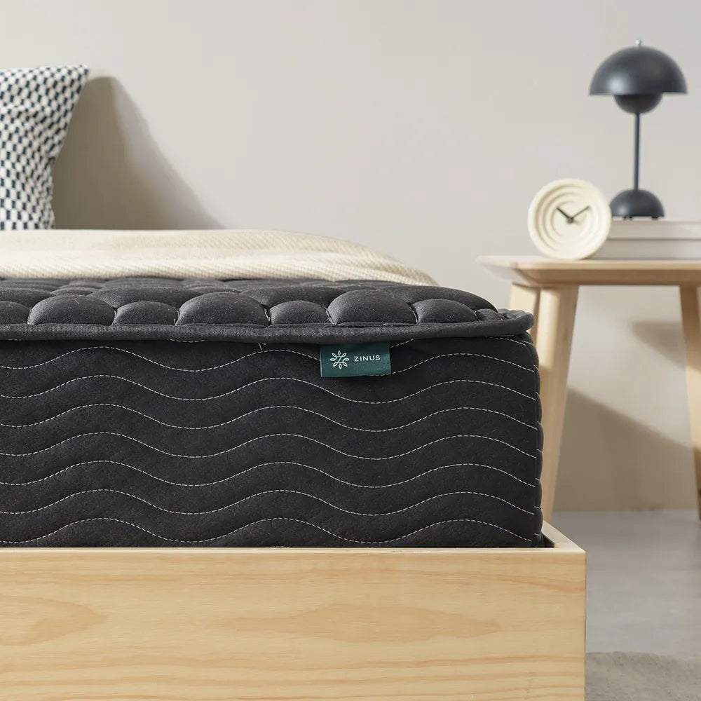 Hi-Bo ポケットコイルマットレス 抗菌加工 15cm 20cm ホワイト ブラック