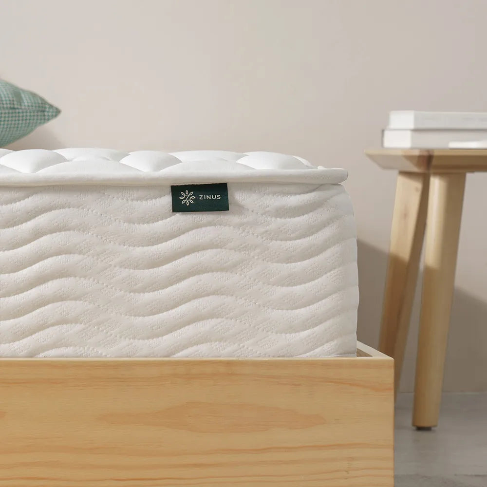 Hi-Bo ポケットコイルマットレス 抗菌加工 15cm 20cm ホワイト ブラック