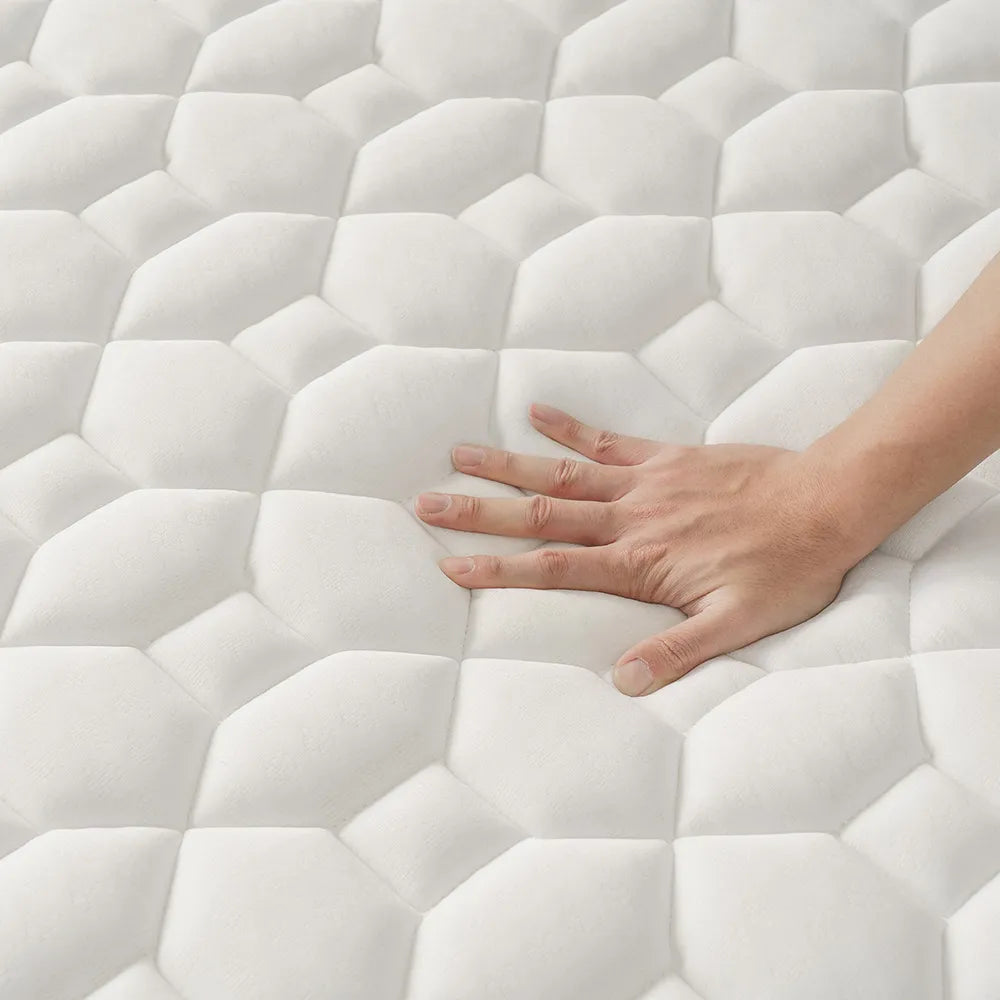 Hi-Bo ポケットコイルマットレス 抗菌加工 15cm 20cm ホワイト ブラック