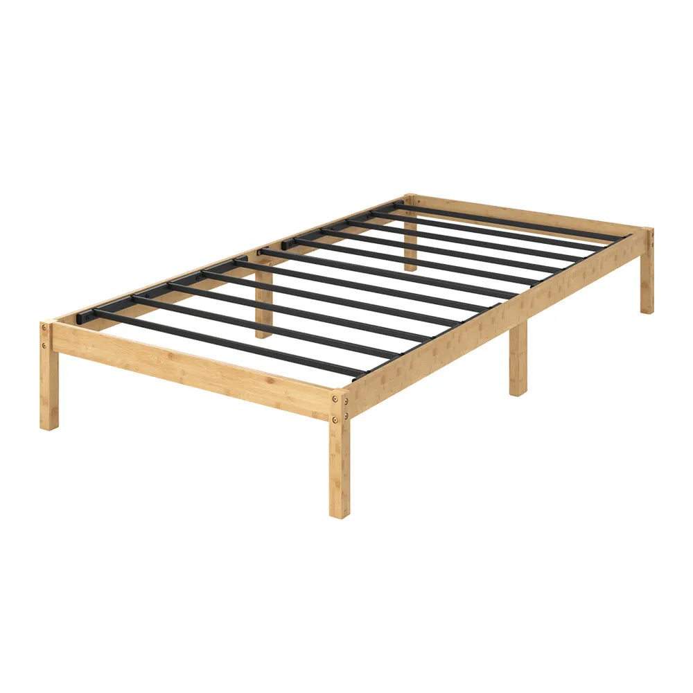 Bamboo 竹製 ベッドフレーム 30.5cm 天然竹