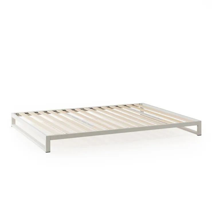 Heavy Duty スチールベッドフレーム 18cm ブラック ホワイト