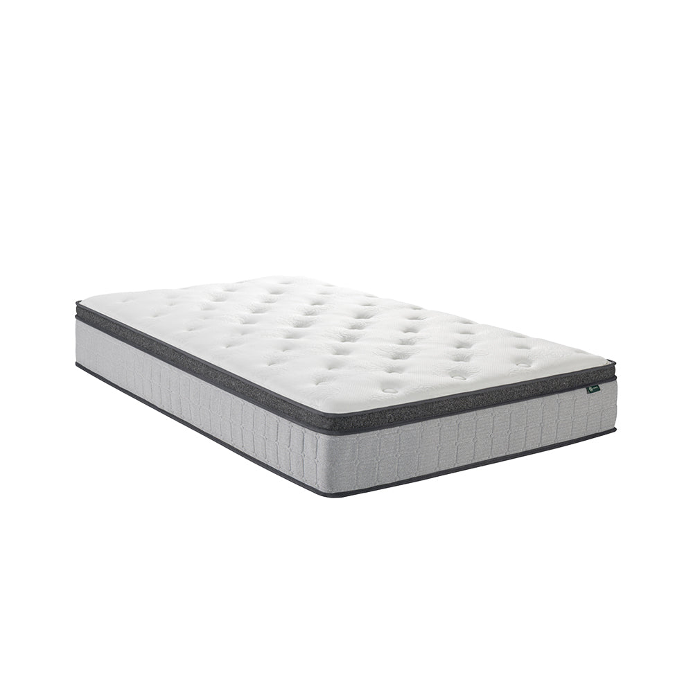 Prime Support ハイブリッドマットレス (ポケットコイル+高密度ウレタン) 25cm・33cm ホワイト