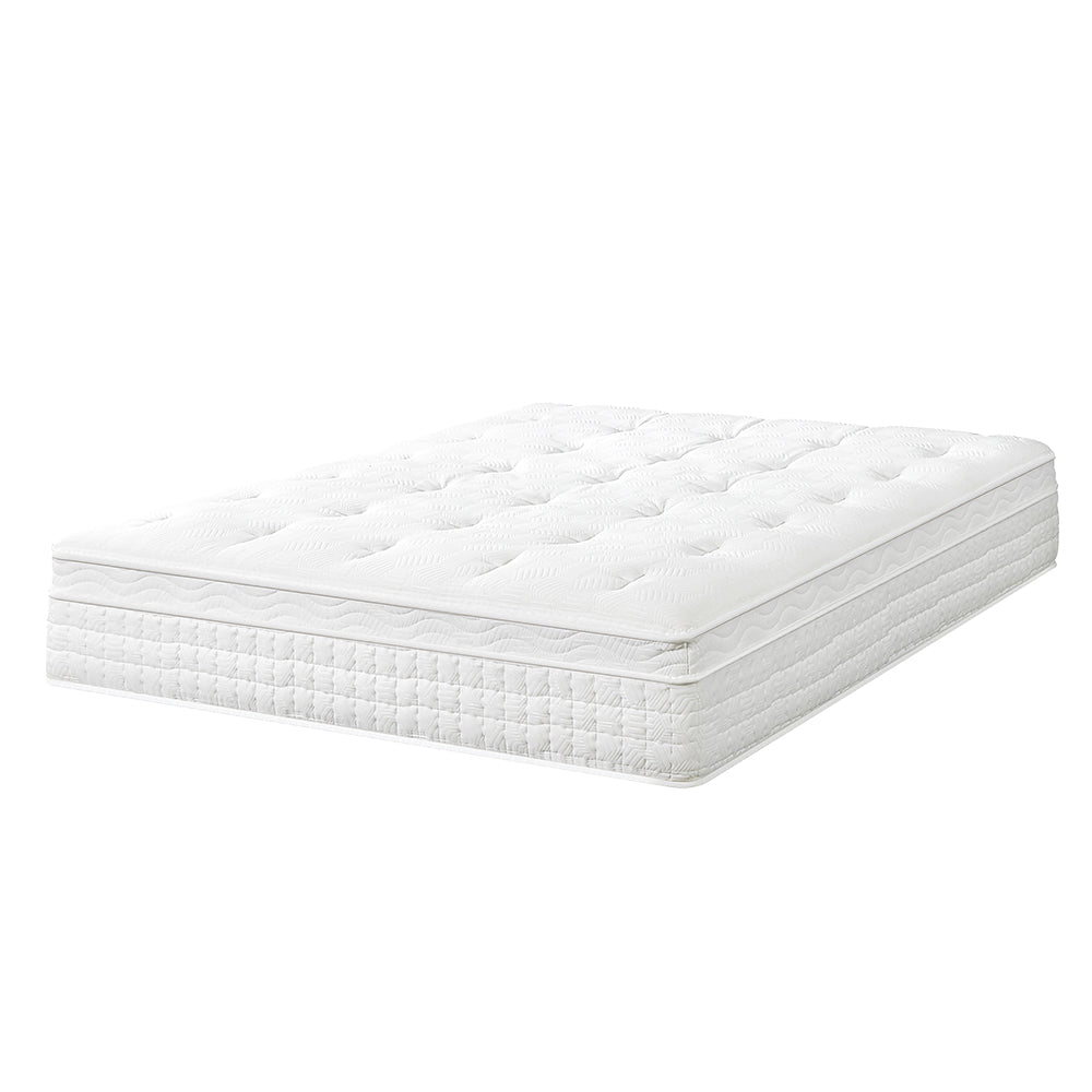 Prime Luxe ハイブリッドマットレス (ポケットコイル+ウレタンフォーム) 25cm・33cm ホワイト