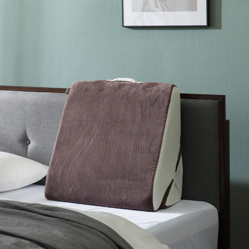 Wedge 枕 フロアクッション 低反発 56cm ブラウン