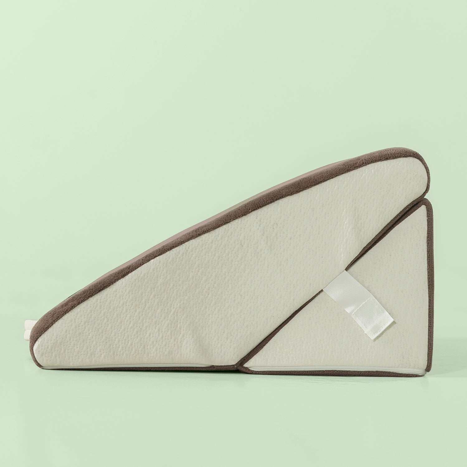 Wedge 枕 フロアクッション 低反発 56cm ブラウン