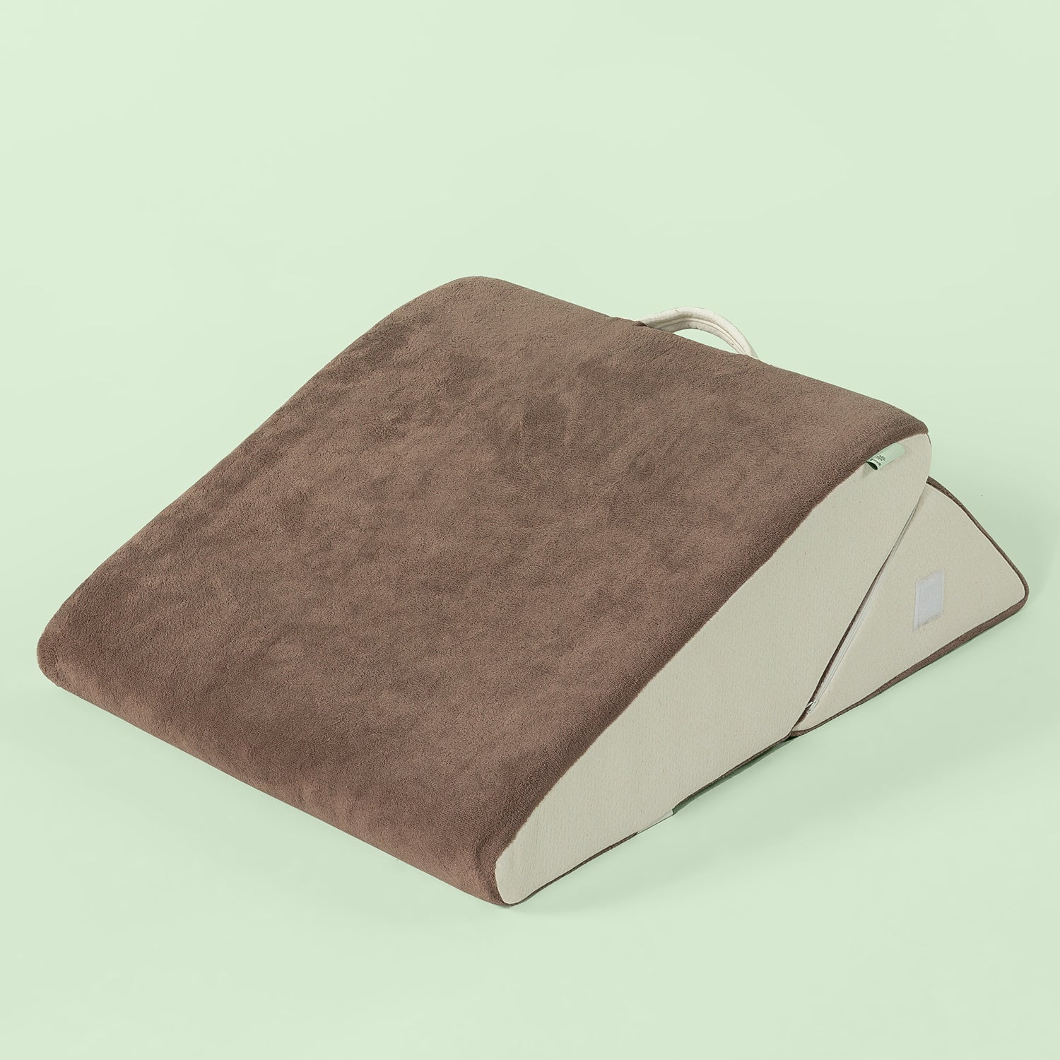 Wedge 枕 フロアクッション 低反発 56cm ブラウン
