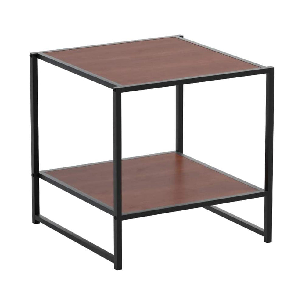 Modern Studio Collection ナイトテーブル ベッドサイドテーブル 50.8cm ブラウン ブラック ウッド