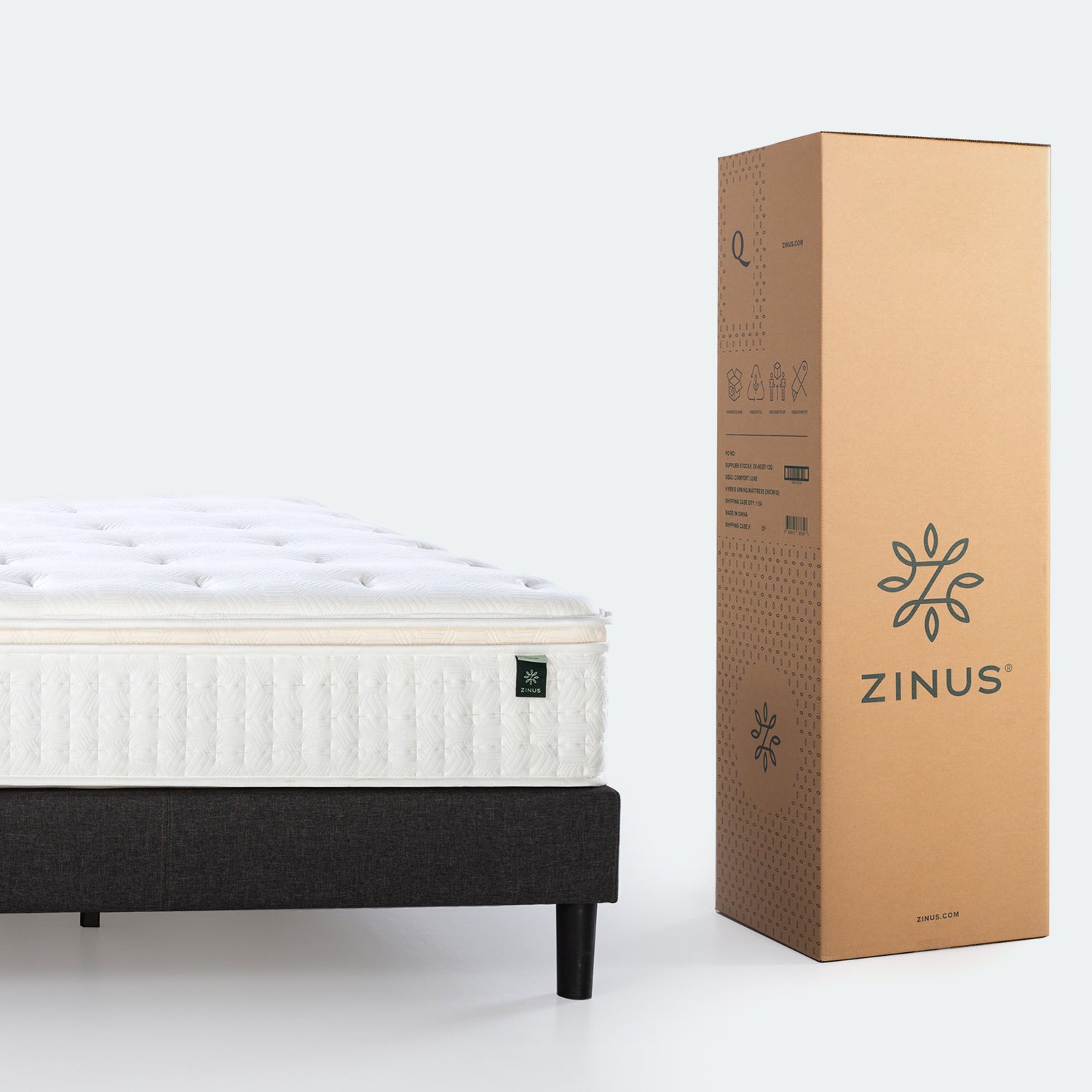 Prime Luxe ハイブリッドマットレス (ポケットコイル+ウレタンフォーム) 25cm・33cm ホワイト