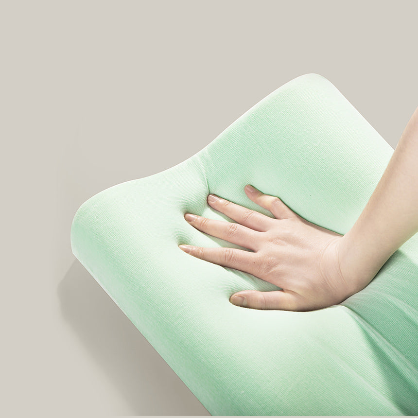 GreenTea 枕 低反発 立体構造 10/7.6cm ホワイト