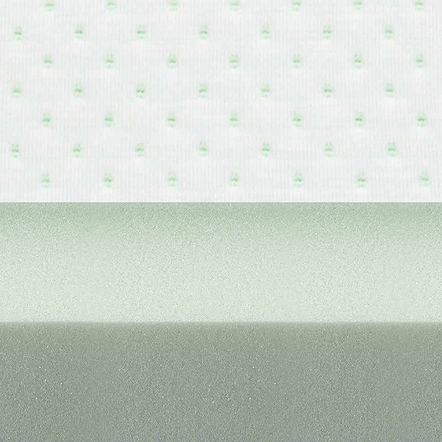 GreenTea 枕 低反発 立体構造 10/7.6cm ホワイト