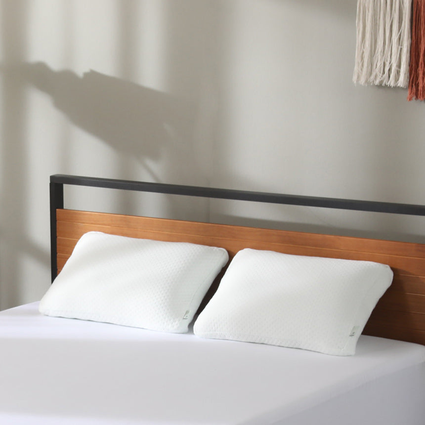 Dual 枕 低反発 ファイバー ふっくらホテル仕様 15cm ホワイト