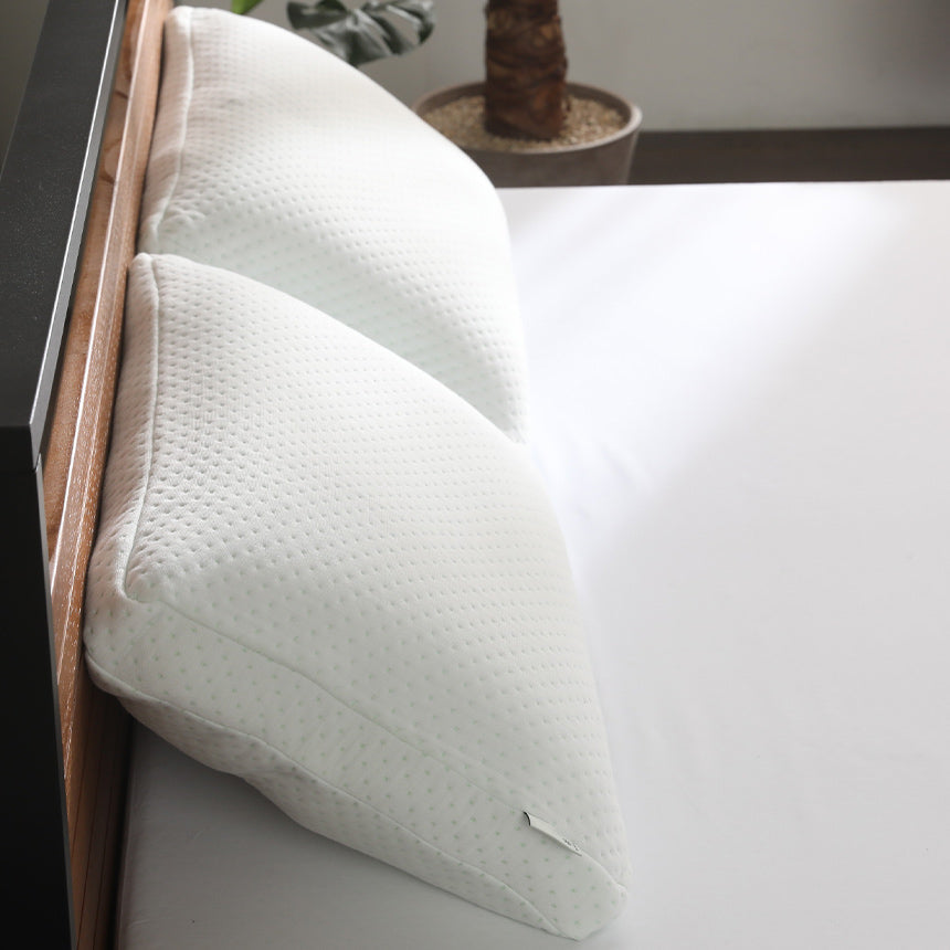 Dual 枕 低反発 ファイバー ふっくらホテル仕様 15cm ホワイト