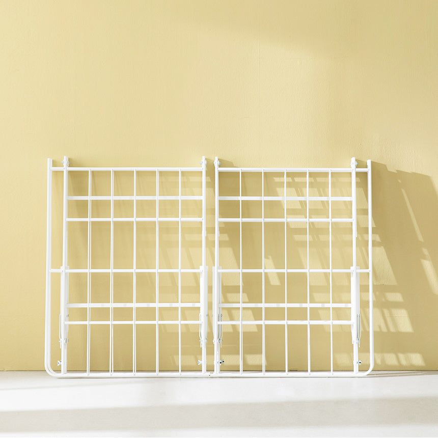 SmartBase ベッドフレーム スチールすのこ 折りたたみ スチールパイプヘッドなし 36cm ブラック ホワイト