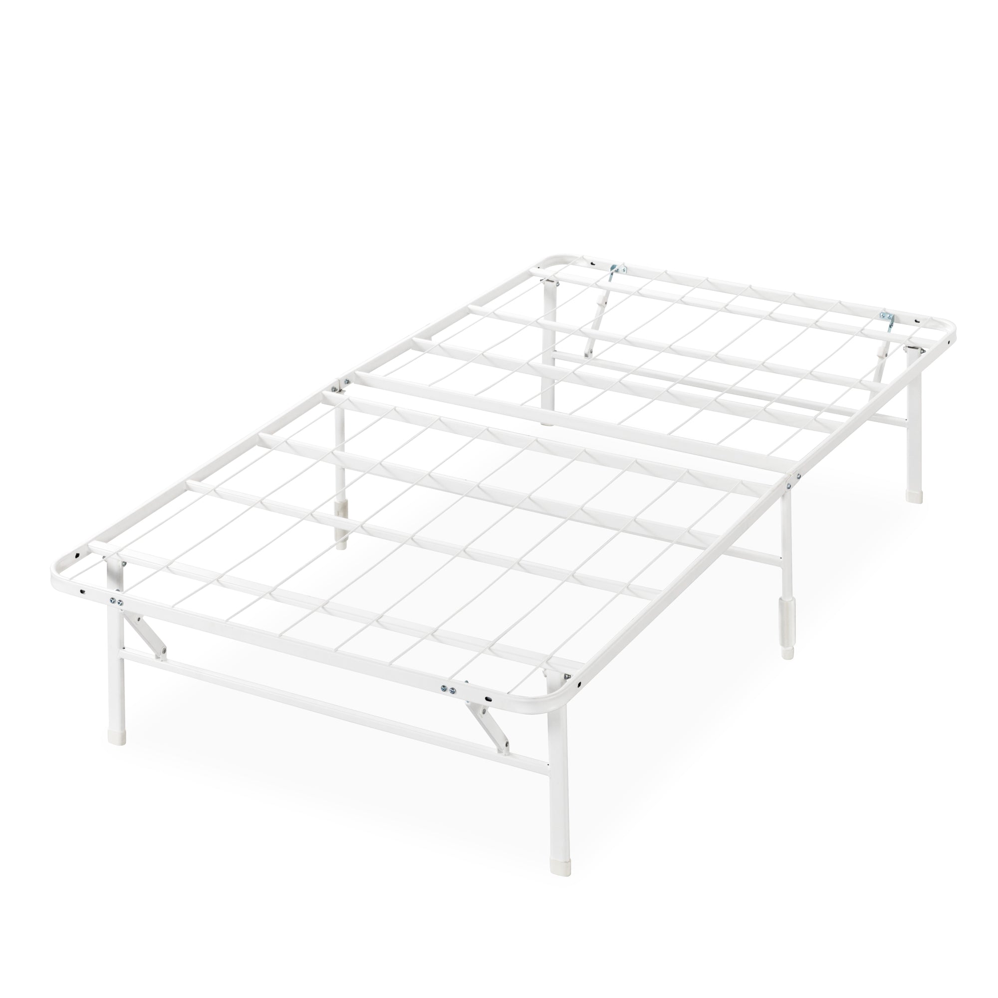 SmartBase ベッドフレーム スチールすのこ 折りたたみ スチールパイプヘッドなし 36cm ブラック ホワイト