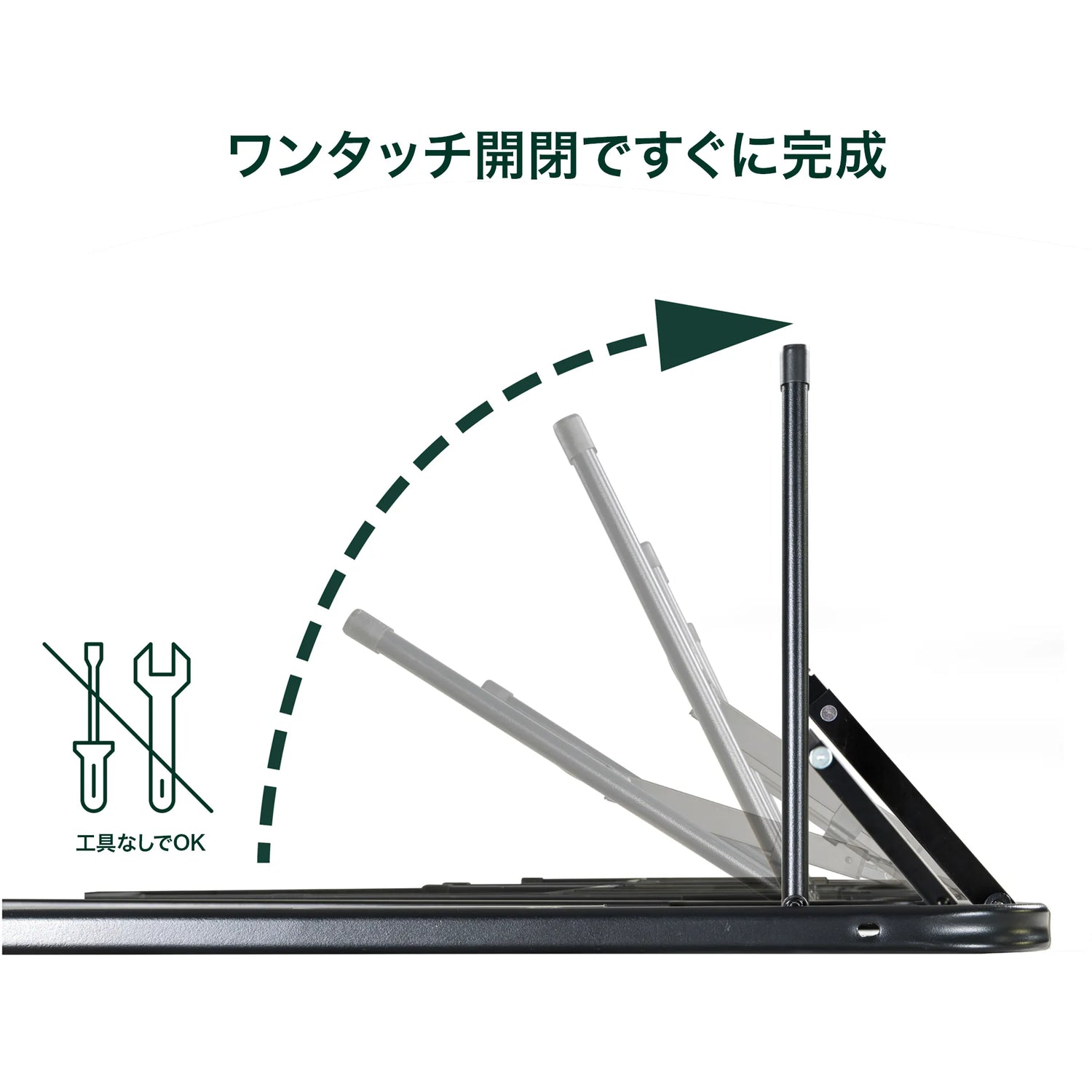 SmartBase 木製 すのこ 折りたたみパイプベッドフレーム SmartBase 木製 すのこ 折りたたみパイプベッドフレーム