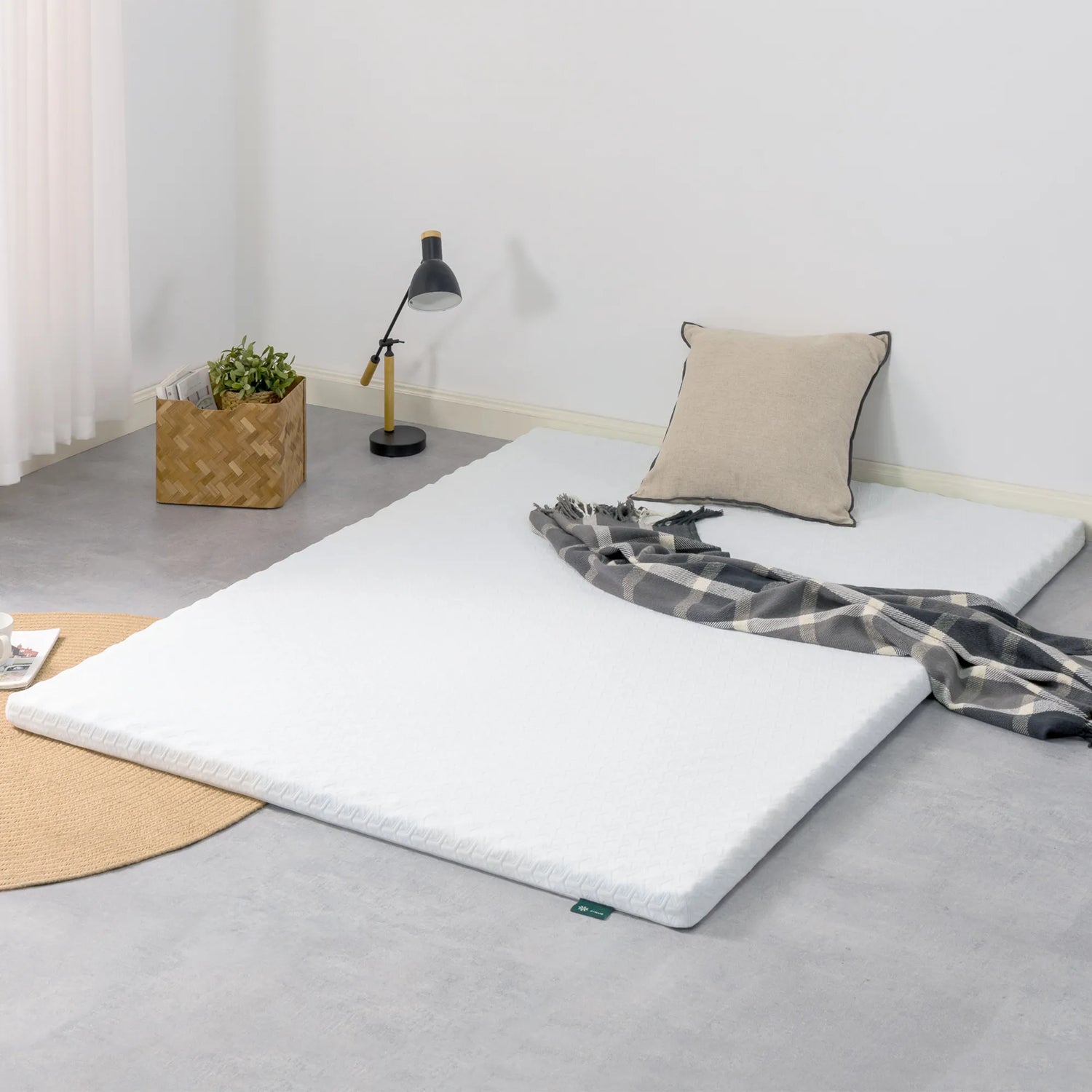 低反発 波形マットレストッパー 5cm 敷布団マット 体圧分散 | 【公式 低反発 波形マットレストッパー 5cm 敷布団マット 体圧分散 | 【公式