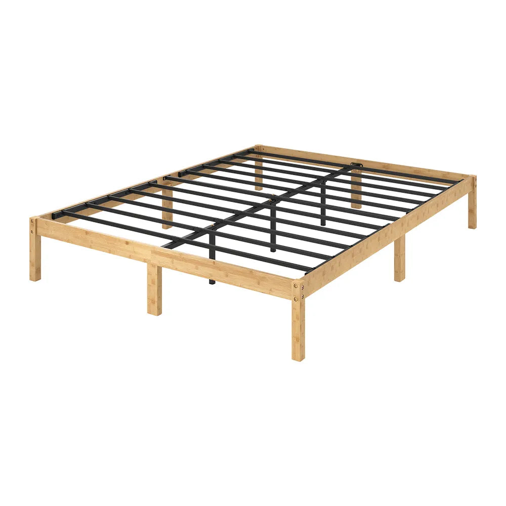 Bamboo 竹製 ベッドフレーム 30.5cm 天然竹
