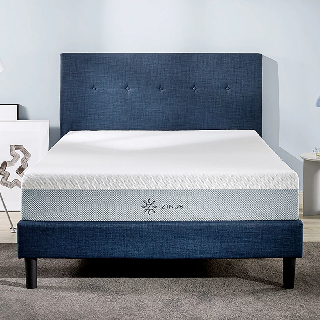 Gel-Foam Luxe 低反発マットレス  体温調節ジェル+7-ZONEシステム 25cm ホワイト