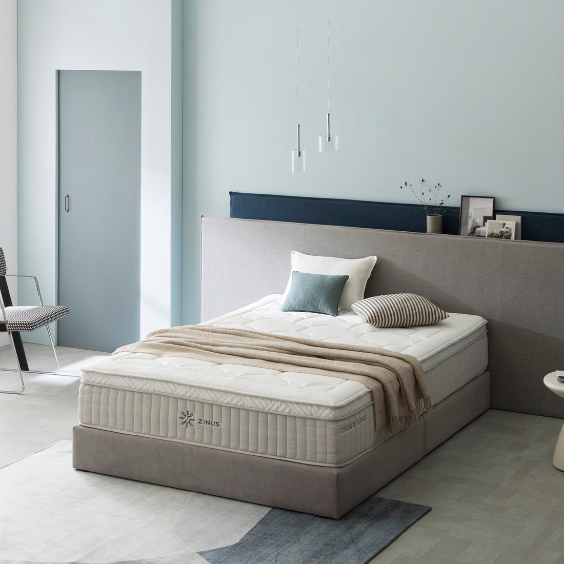 【取扱店限定】Cloud Luxe S ポケットコイルマットレス (ポケットコイル+ウレタンフォーム) 30cm ホワイト