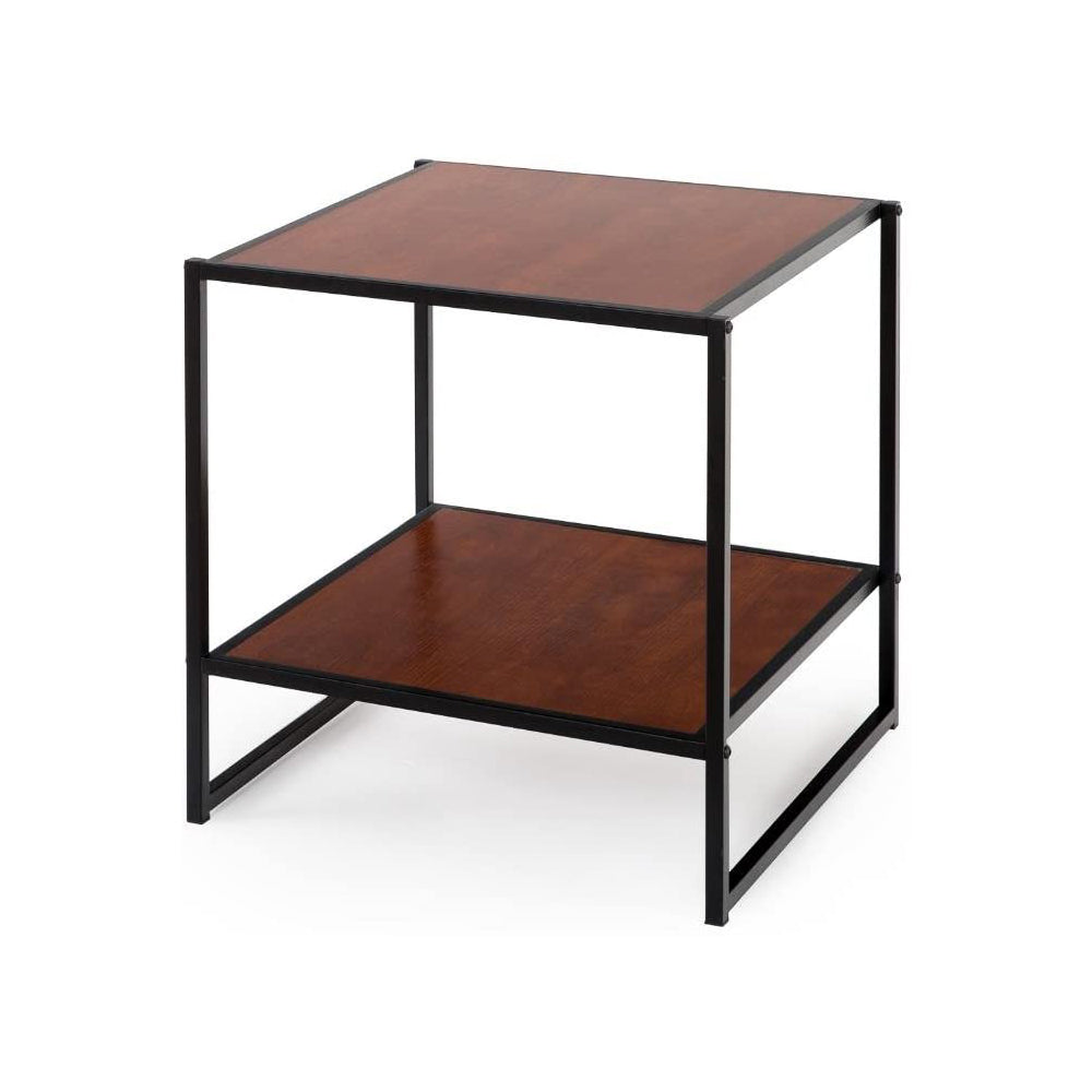 【アウトレット】Modern Studio Collection ナイトテーブル  ベッドサイドテーブル 50.8cm ブラウン ブラック ウッド