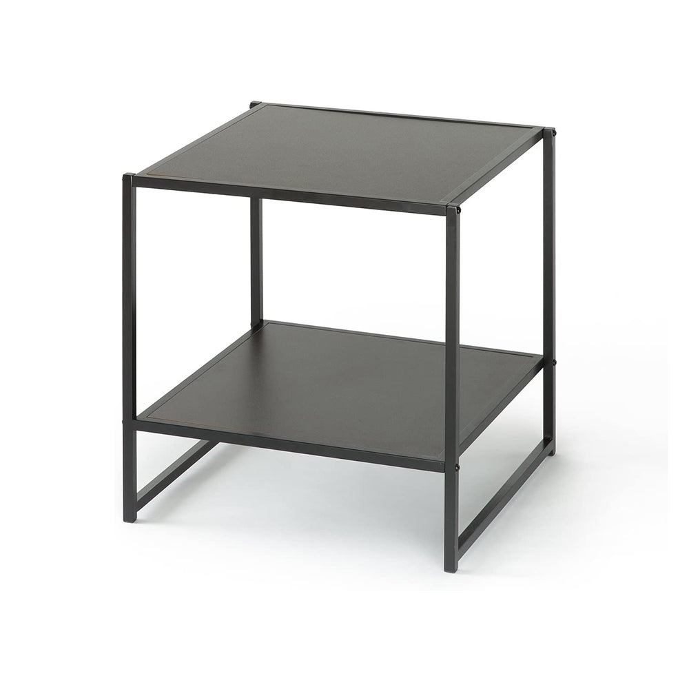【アウトレット】Modern Studio Collection ナイトテーブル  ベッドサイドテーブル 50.8cm ブラウン ブラック ウッド