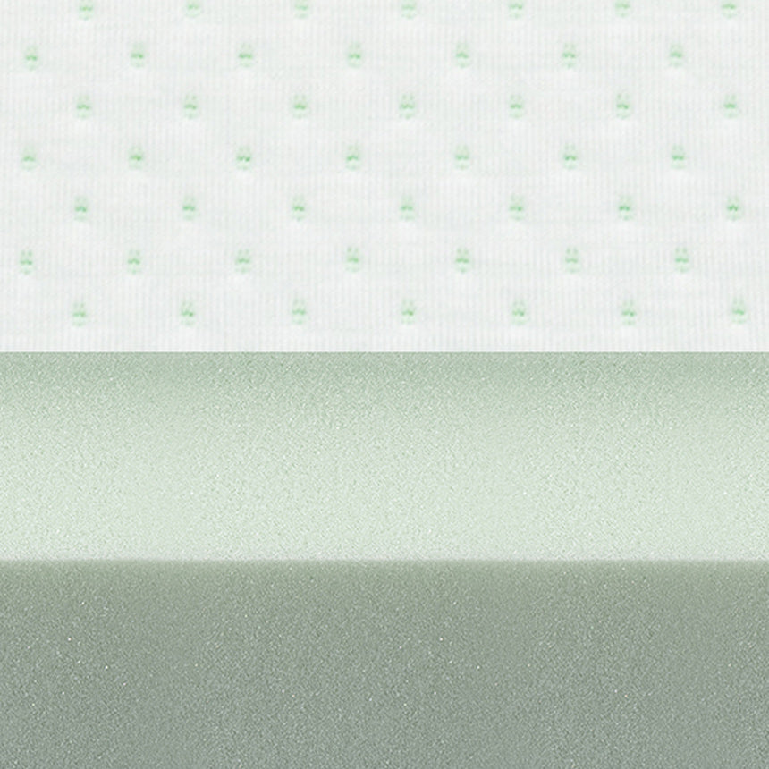 GreenTea 枕 ウレタンフォーム 低反発 10/7.6cm ホワイト